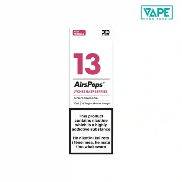 AIRSCREAM 313 E-liquid 10ml Lychee Raspberries