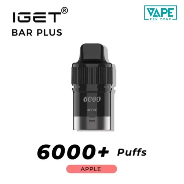 IGET Bar Plus Pod 2.0 6000 Puffs - Apple