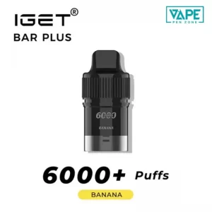 IGET Bar Plus Pod 2.0 6000 Puffs - Banana