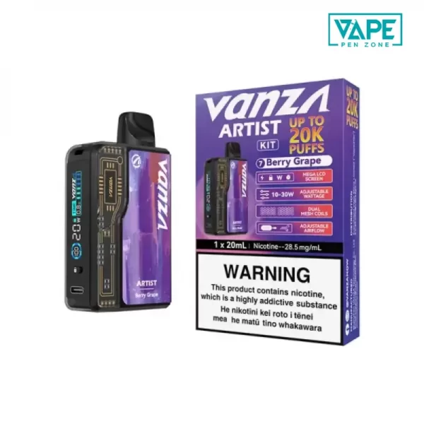 Berry Grape Vanza Artist 20K Kit Vape