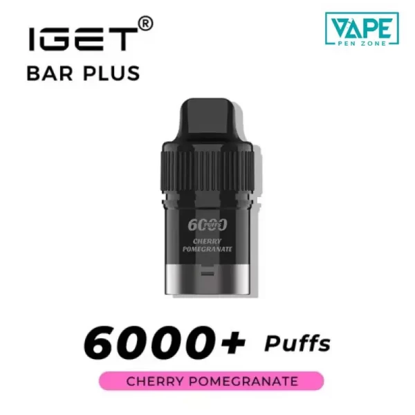 IGET Bar Plus Pod 2.0 6000 Puffs - Cherry Pomegranate