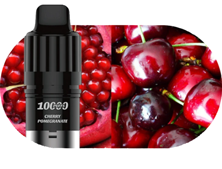 cherry pomegranate iget bar plus pod v3 flavours