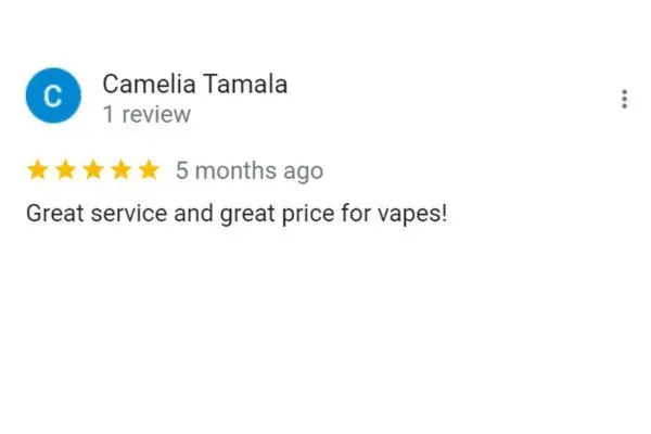 Customer Review: Camelia Tamala