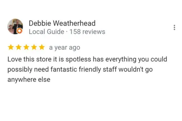 Customer Review: Debbie Weatherhead