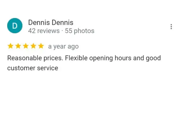 Customer Review: Dennis Dennis