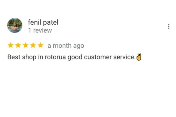 Customer Review: Fenil Patel