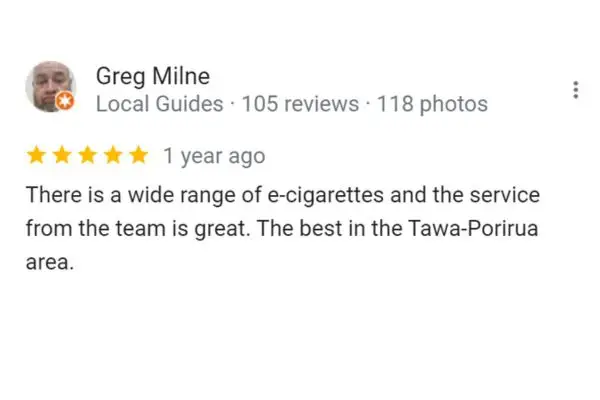 Customer Review: Greg Milne