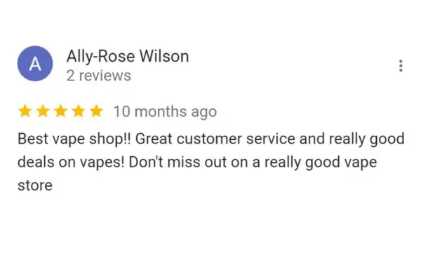 Customer Review Of Ally Rose Wilson