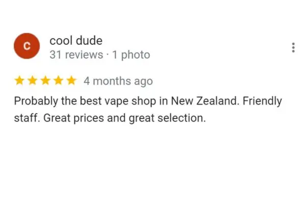 Customer Review Of Cool Dude