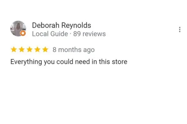 Customer Review Of Deborah Reynolds