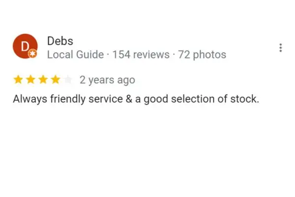 Customer Review Of Debs