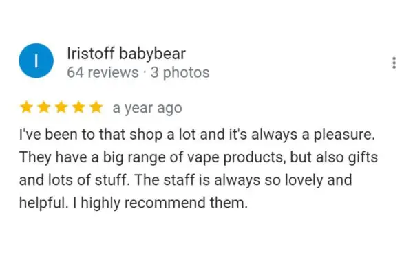 Customer Review Of Iristoff babybear