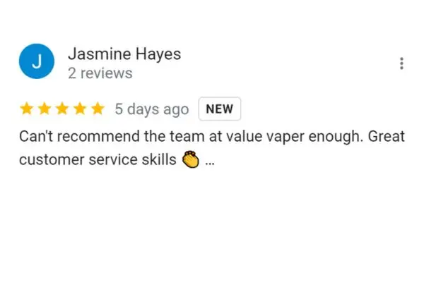 Customer Review Of Jasmine Hayes