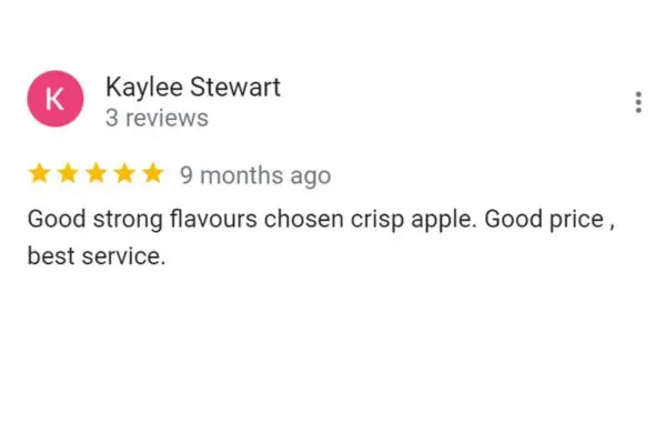 Customer Review Of Kaylee Stewart