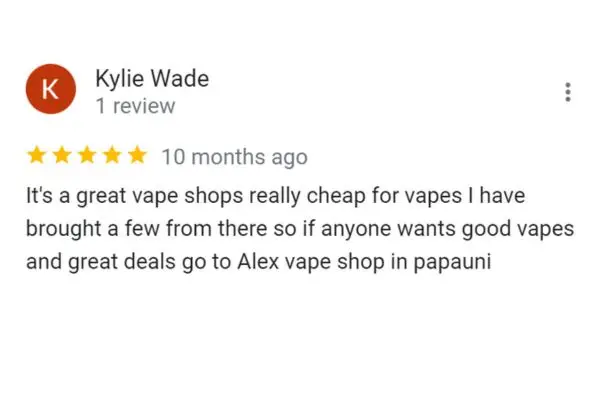 Customer Review Of Kylie Wade