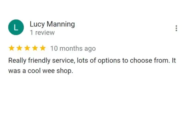 Customer Review Of Lucy Manning