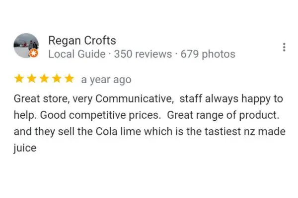 Customer Review Of Regan Crofts