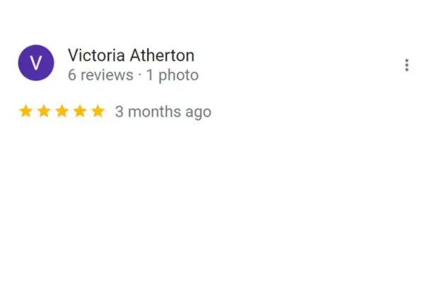 Customer Review Of Victoria Atherton
