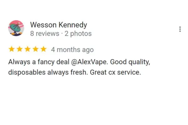 Customer Review Of Wesson Kennedy
