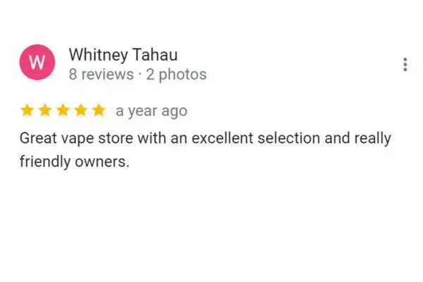 Customer Review Of Whitney Tahau