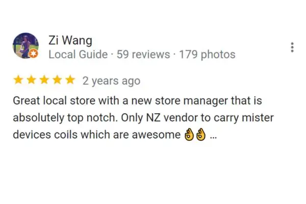 Customer Review Of Zi Wang