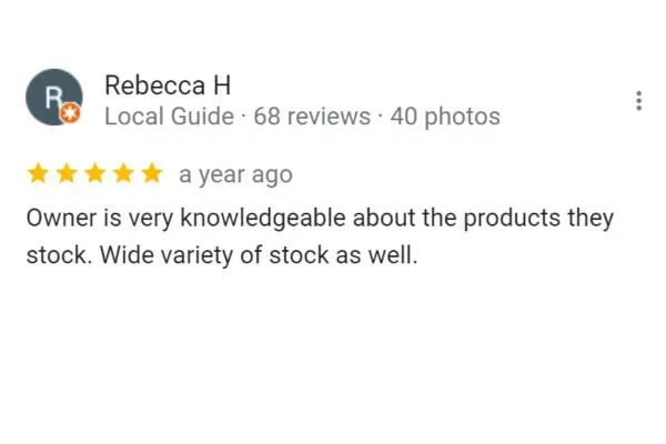 Customer Review: Rebecca H