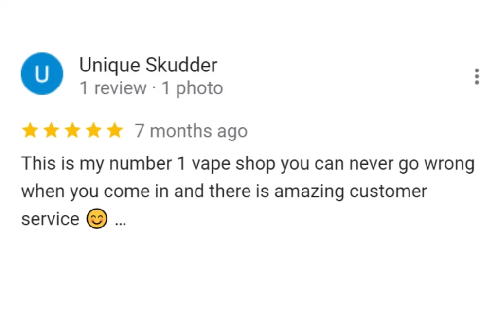Customer Review Unique Skudder