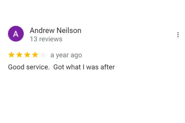 Customer Reviews Andrew Neilson