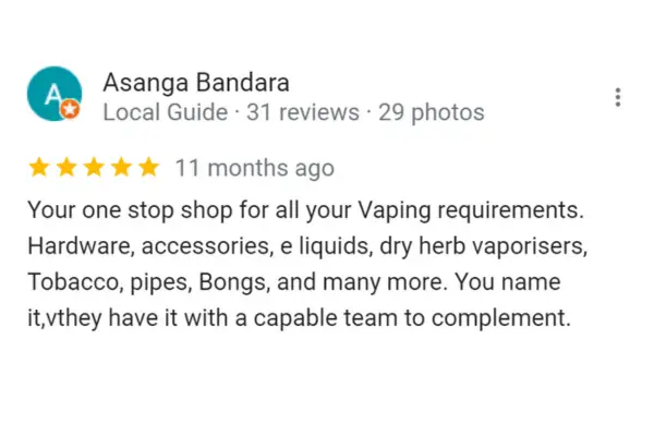 Customer Reviews Asanga Bandara