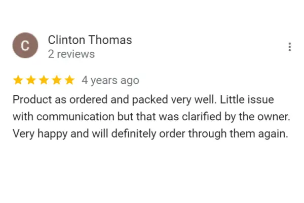 Customer Reviews Clinton Thomas