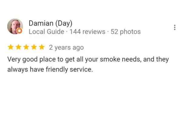 Customer Reviews: Damian (Day)