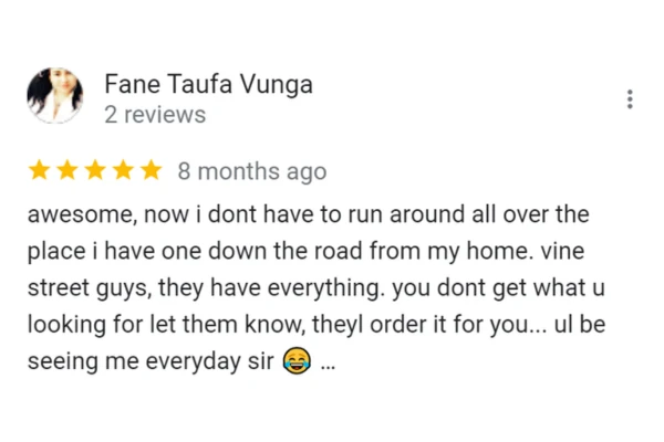 Customer Reviews Fane Taufa Vunga