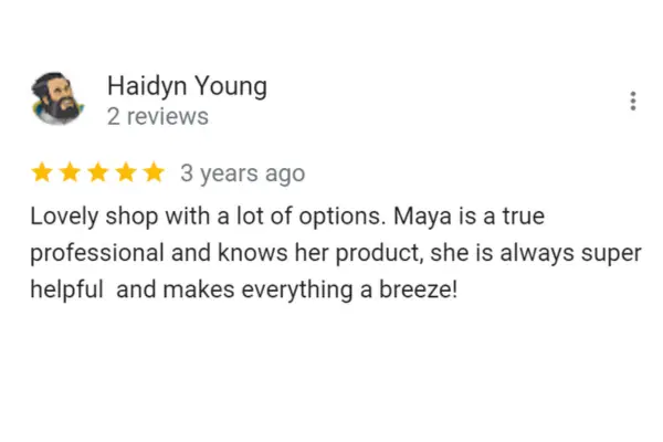 Customer Reviews Haidyn Young