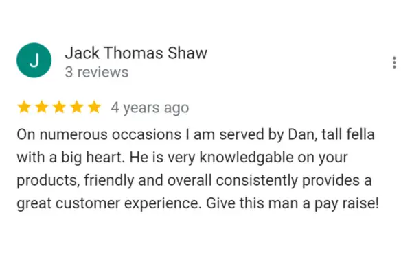 Customer Reviews Jack Thomas Shaw