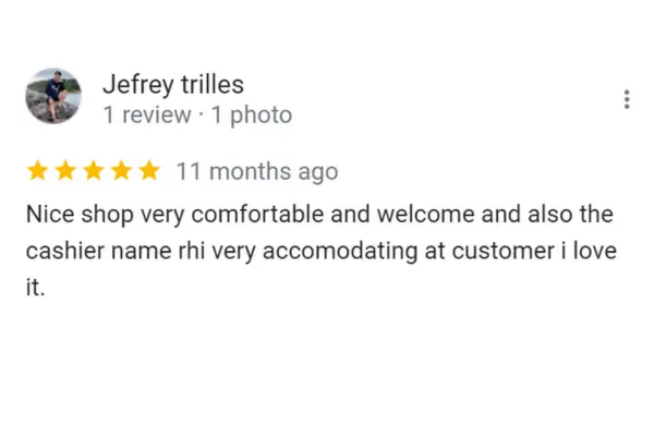 Customer Reviews Jefrey Trilles