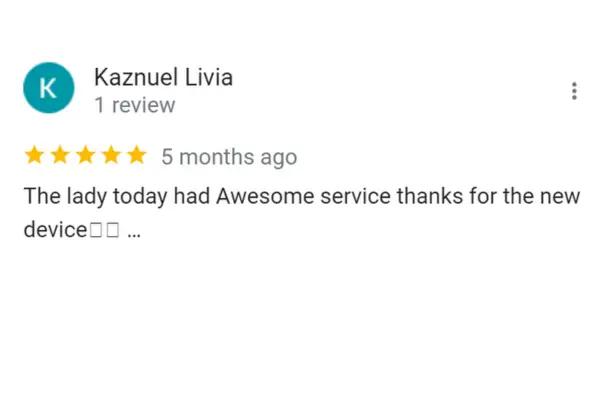 Customer Reviews Kaznuel Livia