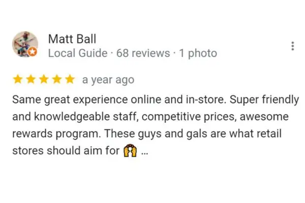 Customer Reviews: Matt Ball