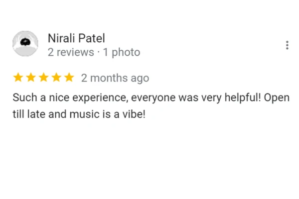 Customer Reviews Nirali Patel