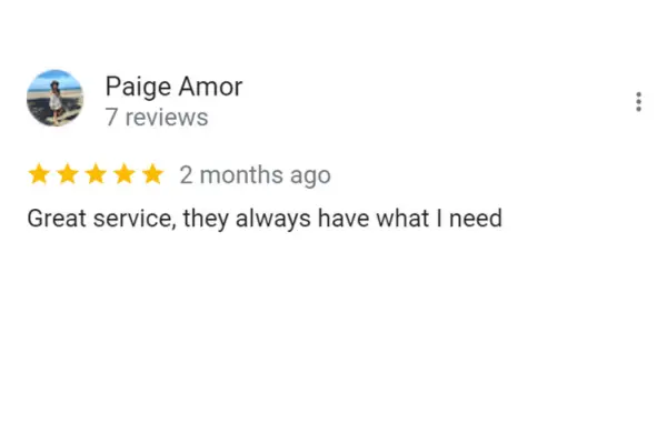 Customer Reviews Paige Amor