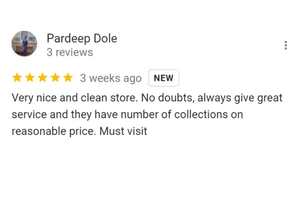 Customer Reviews Pardeep Dole