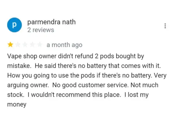 Customer Review: Parmendra Nath