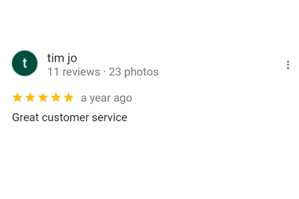 Customer Reviews Tim Jo