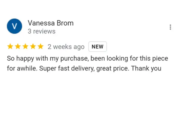 Customer Reviews Vanessa Brom