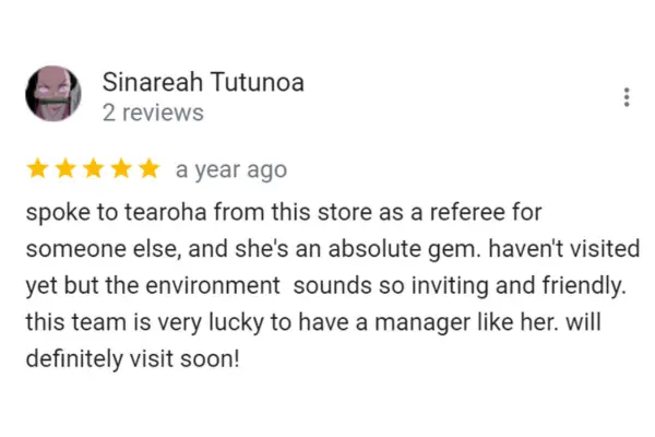 Customer Reviews Sinareah Tutunoa