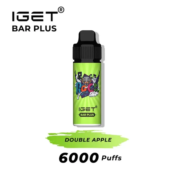 Double Apple IGET Bar Plus (Nicotine Free)