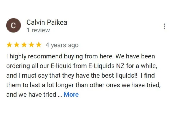 E-liquids NZ Limited Review 3