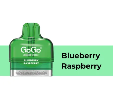 Blueberry Raspberry GOGO Shock E12000 Pod Flavour