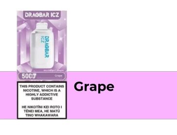 Grape DRAGBAR ICZ 5000 Puffs Hot Sale