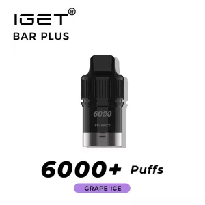 Grape Ice IGET Bar Plus Pod (Nicotine Free)
