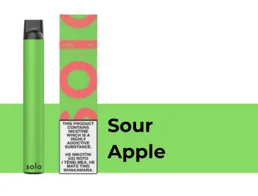 Hot Sale Flavour Sour Apple SOLO Disposable Vape